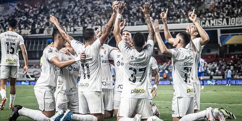 Santos vence mais uma na Série-B e mantem liderança